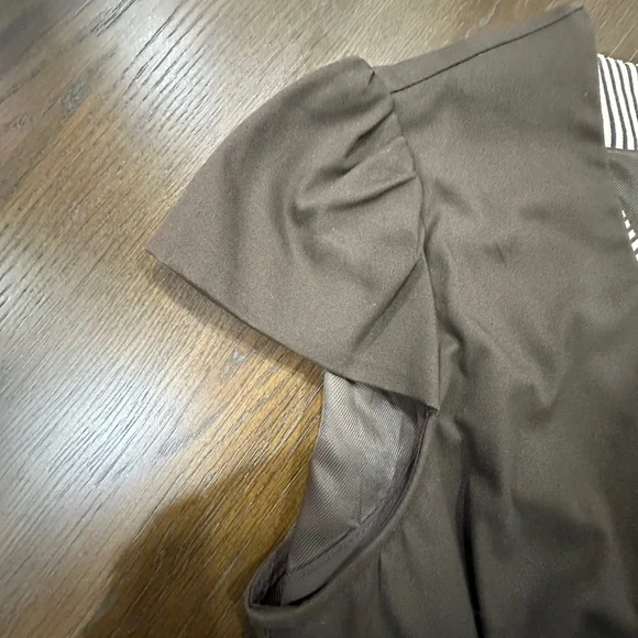 BCBGMaxAzria brown Striped Vest small - Picture 13 of 14